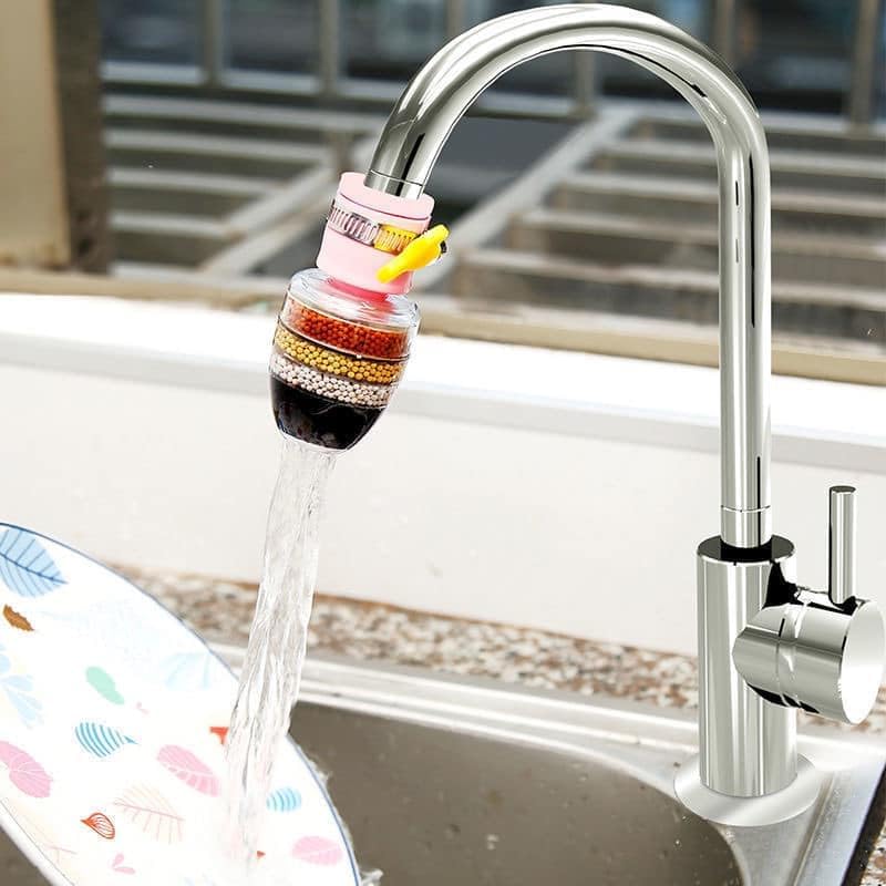 Multilayer Carbon Activated Tap Water Purifier – Softens Water, Removes Chlorine & Dust