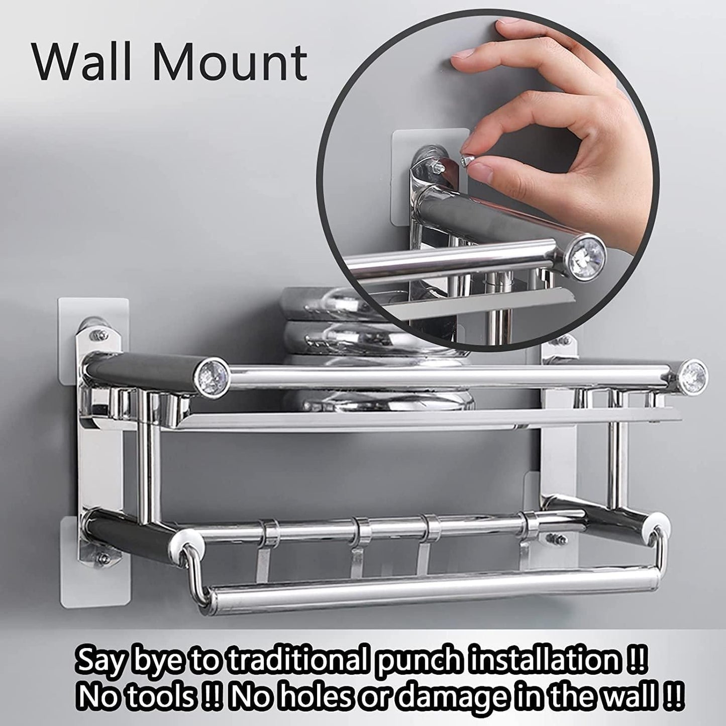 Wall-Mounted Screw Hook ⭐⭐⭐⭐⭐