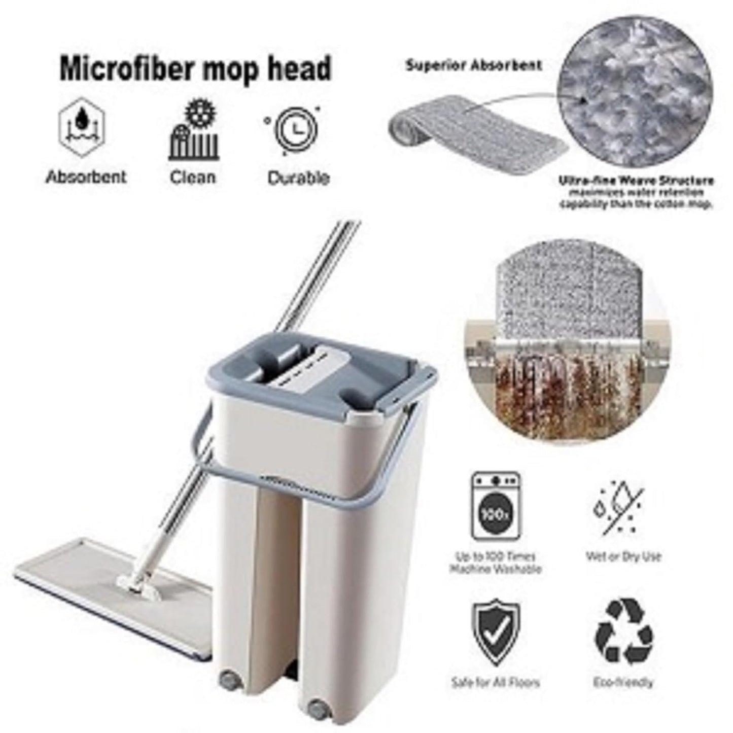 Mop Heavy Quality Floor Mop with Bucket