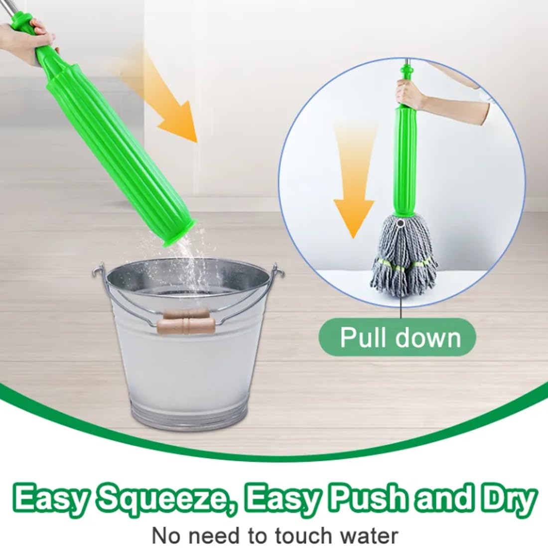 2 in 1 Dehydrated Floor Cleaning Mop