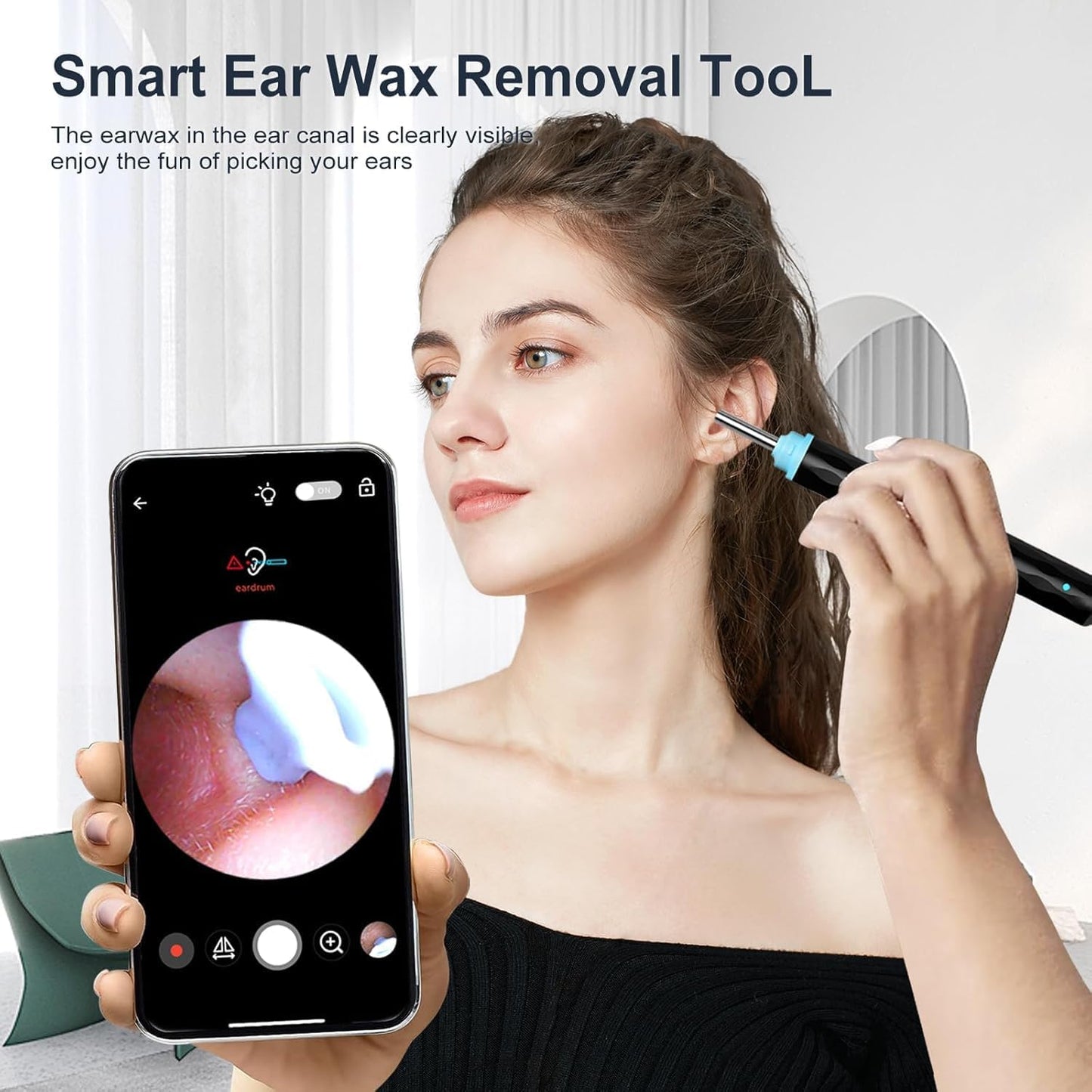 Cleansify Ear Endoscope Otoscope Ear Wax Cleaner Tool Kit