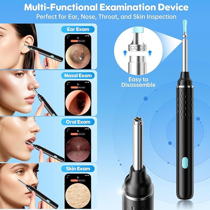Cleansify Ear Endoscope Otoscope Ear Wax Cleaner Tool Kit