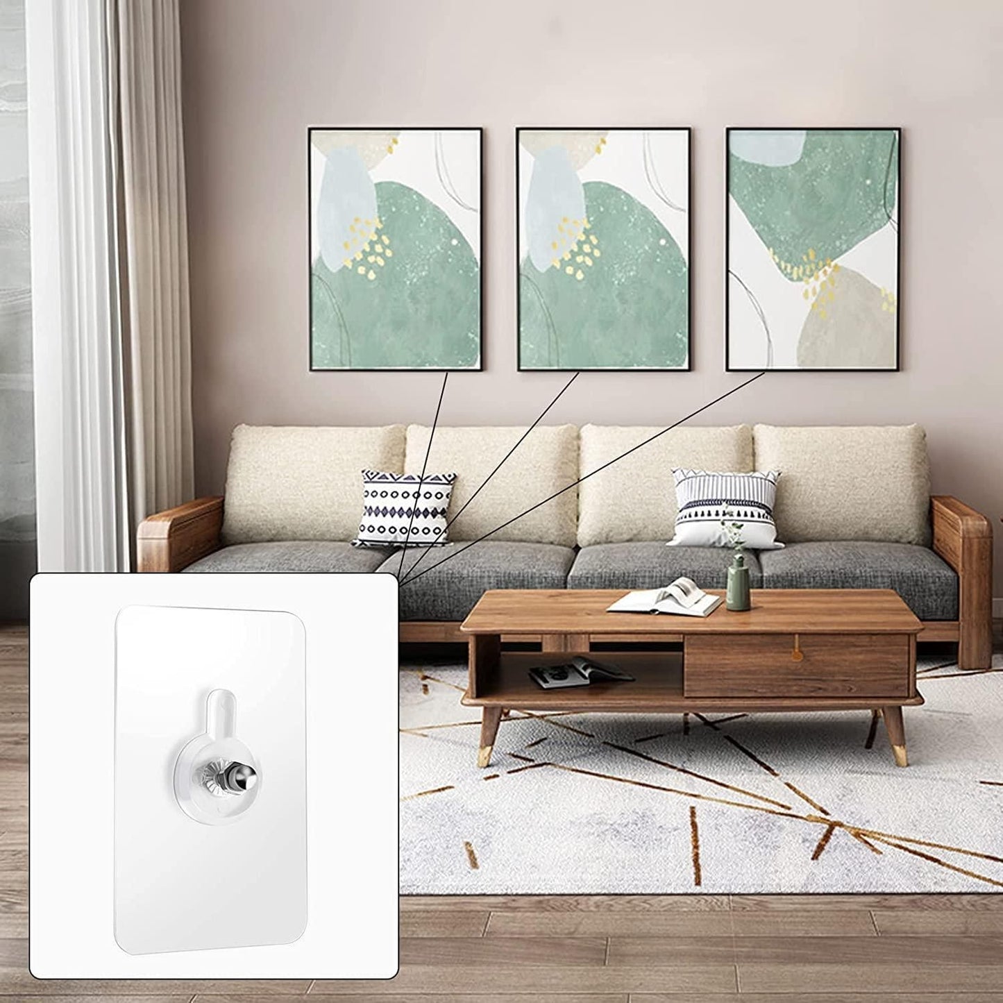 Wall-Mounted Screw Hook ⭐⭐⭐⭐⭐