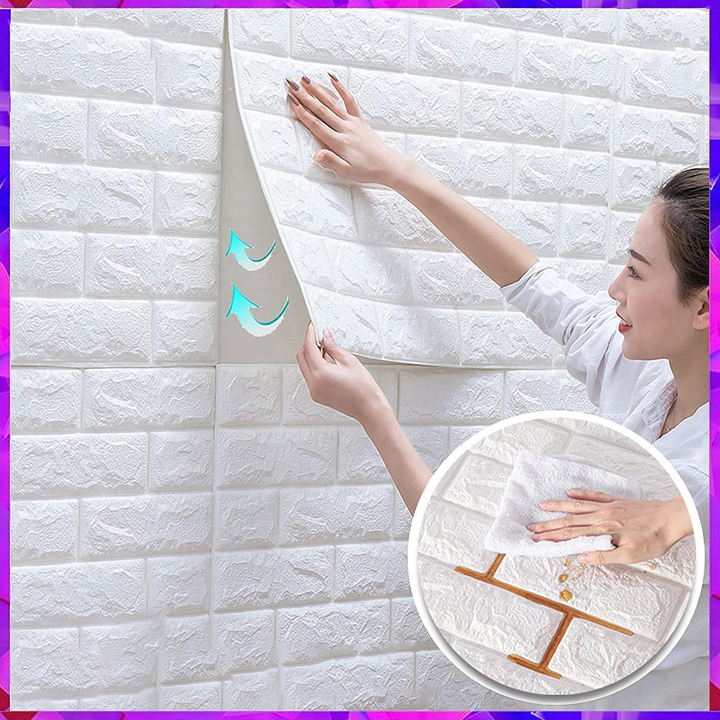 Wallpaper Stickers for Walls (70x 70 cm 5.3 sq.ft)