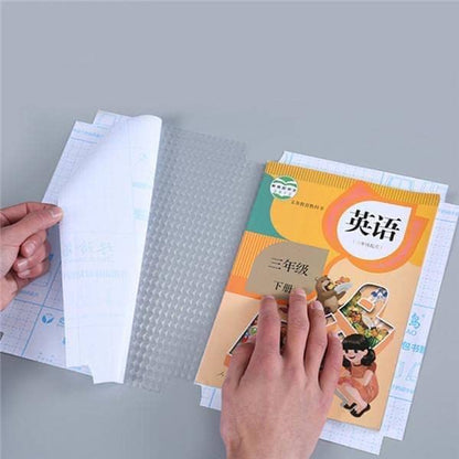 Transparent Paper Sticker Book Covers (Pack of 30)