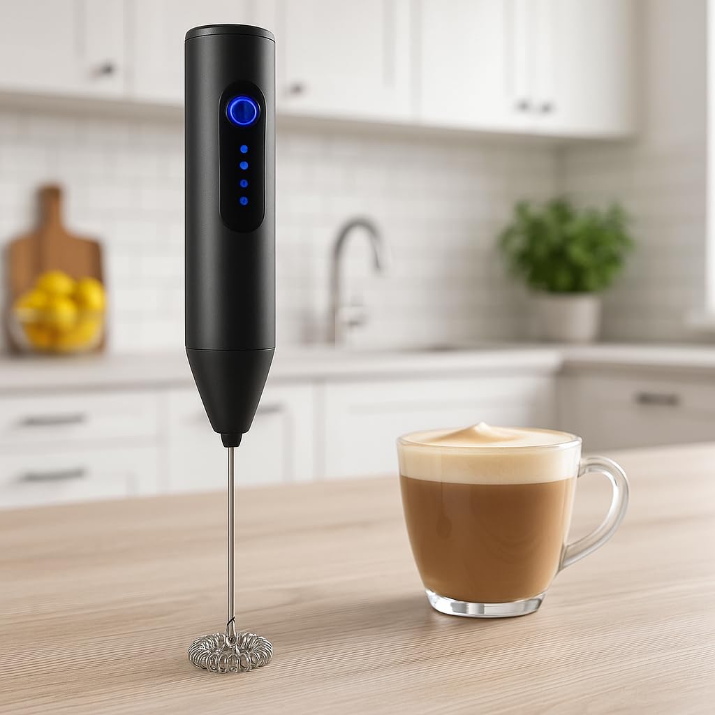 Electric Coffee Frother Blender Mixer