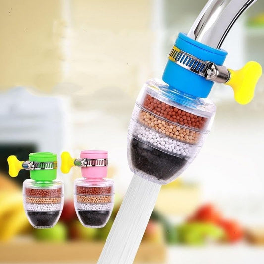 Multilayer Carbon Activated Tap Water Purifier – Softens Water, Removes Chlorine & Dust