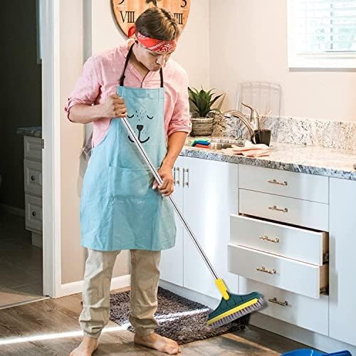 Toilet & Floor Cleaning Brush with Wiper