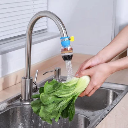Multilayer Carbon Activated Tap Water Purifier – Softens Water, Removes Chlorine & Dust