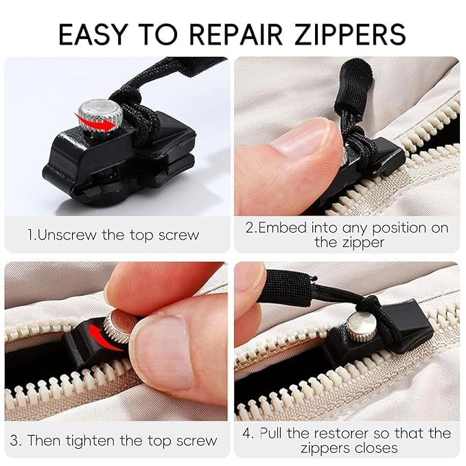 Instant Zipper Repair Kit