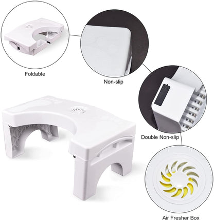 Toilet Squat Stool, Folding Plastic Squatt Potty Stool
