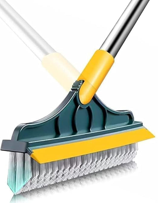 Toilet & Floor Cleaning Brush with Wiper