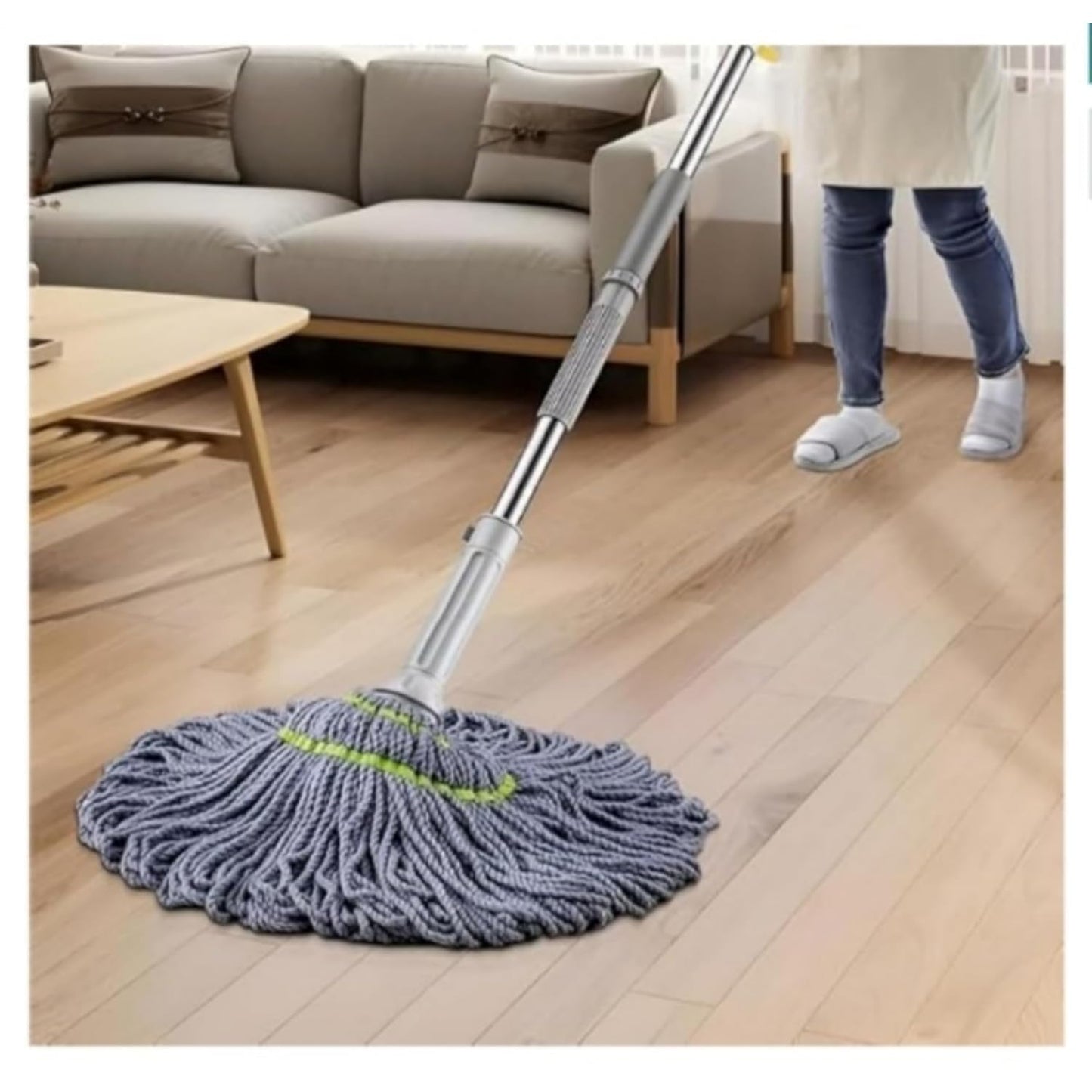 Microfiber Twist Mop for Floor Cleaning