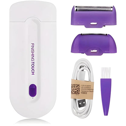 Finishing Touch Painless Hair Remover | Facial & Body Trimmer for Men & Women