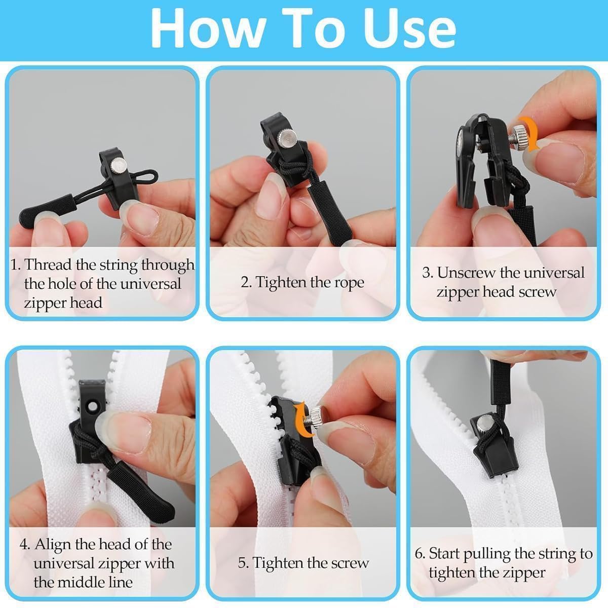 Instant Zipper Repair Kit