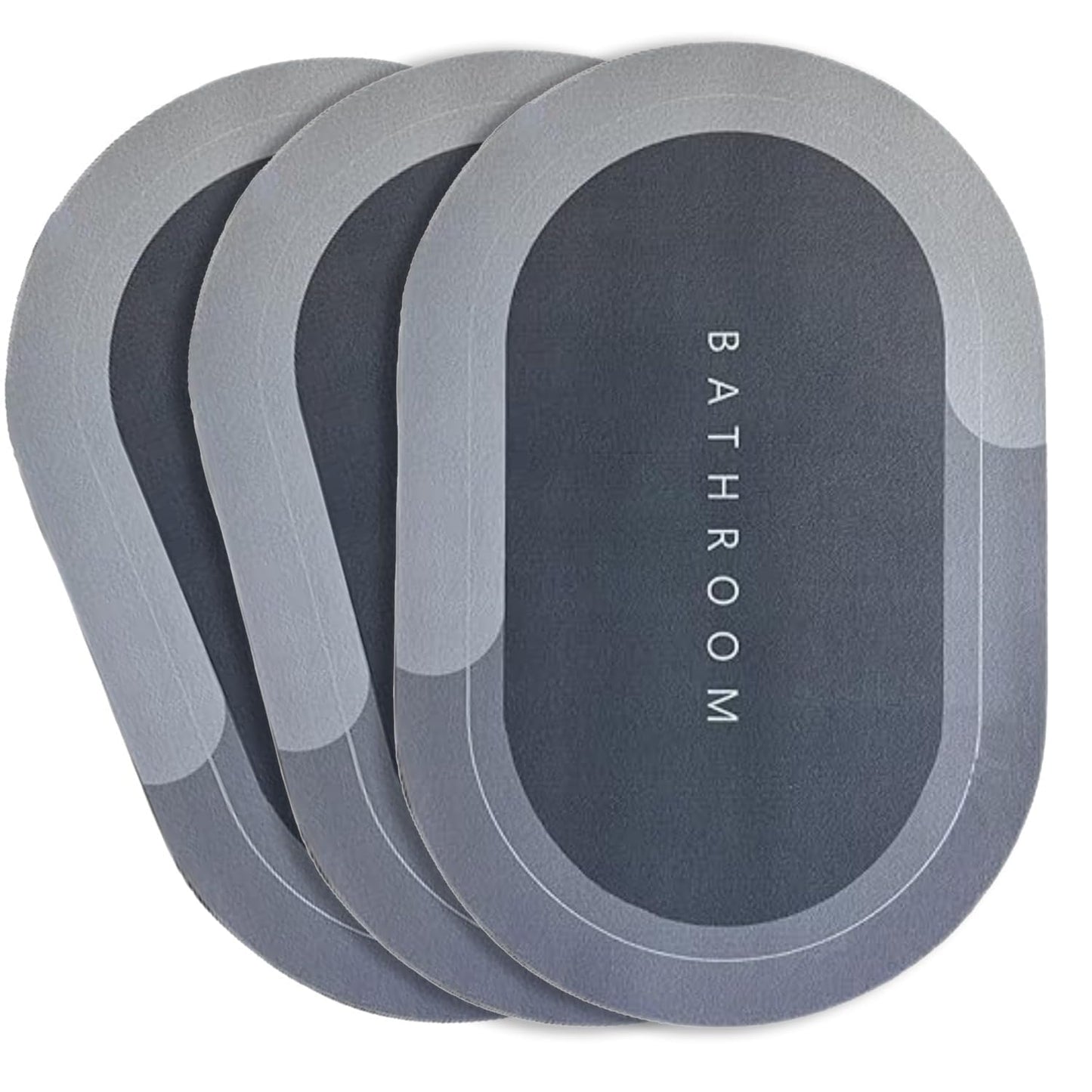 Bathroom Mat | Super Absorbent Soft Rubber Doormat for Bathroom, Home, Kitchen & Office | Fast-Dry Water Soaking Anti-Skid Rug