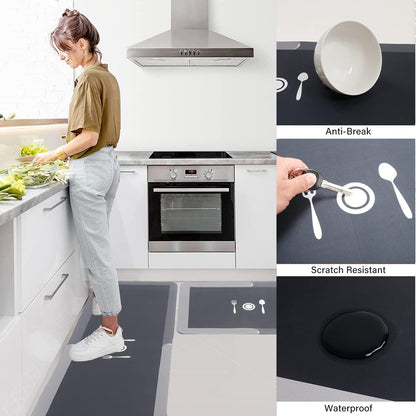 HRK 2 Pcs Kitchen Mats Set