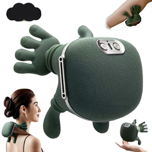 Heated Massager, Wireless Portable Shiatsu Neck and Back Massager