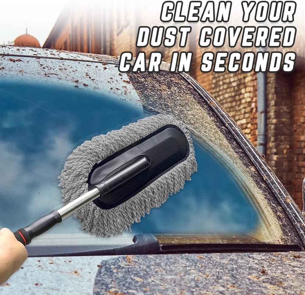 Car Duster Microfiber Extendable Handle
