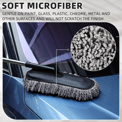 Car Duster Microfiber Extendable Handle