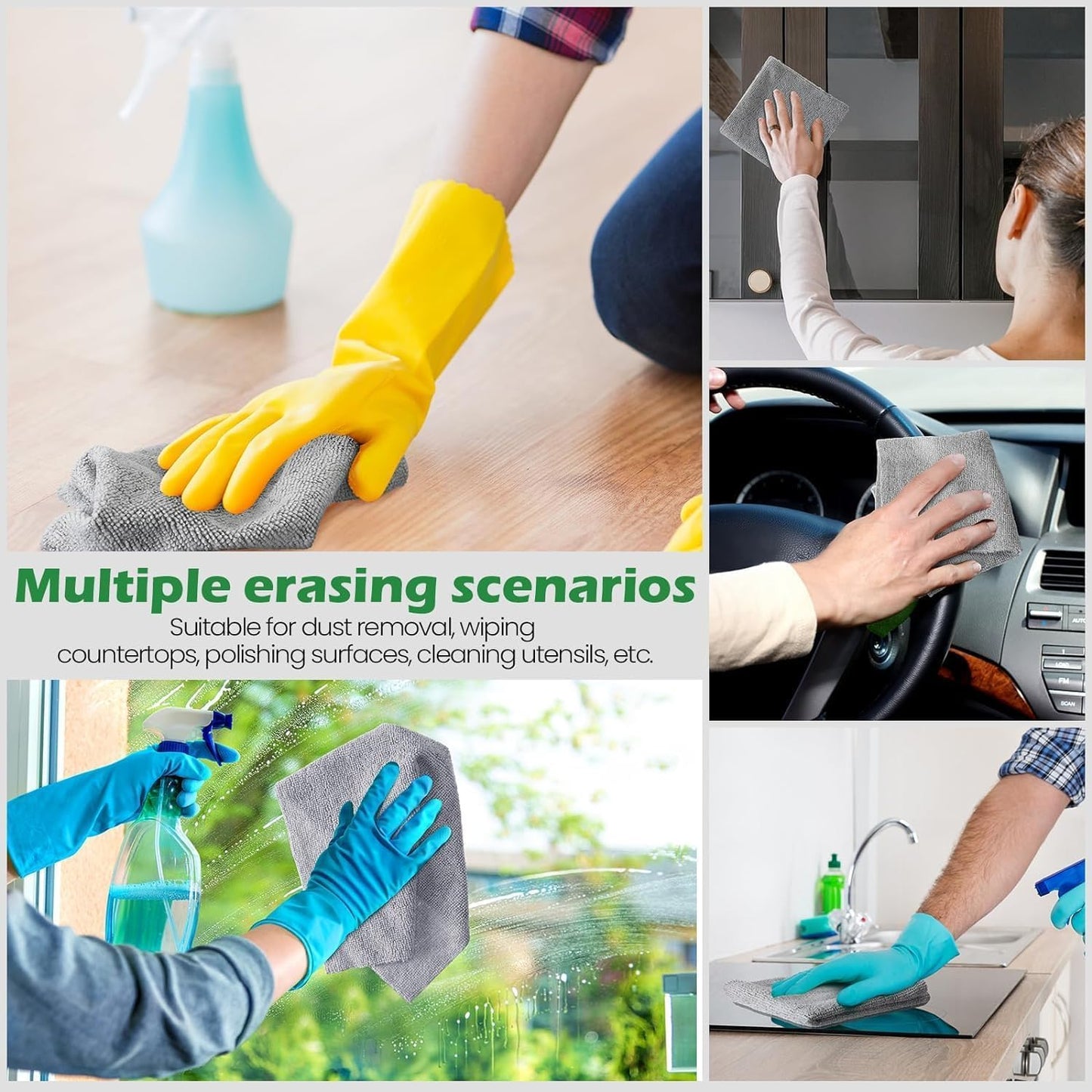 Microfiber Cleaning Cloth Roll