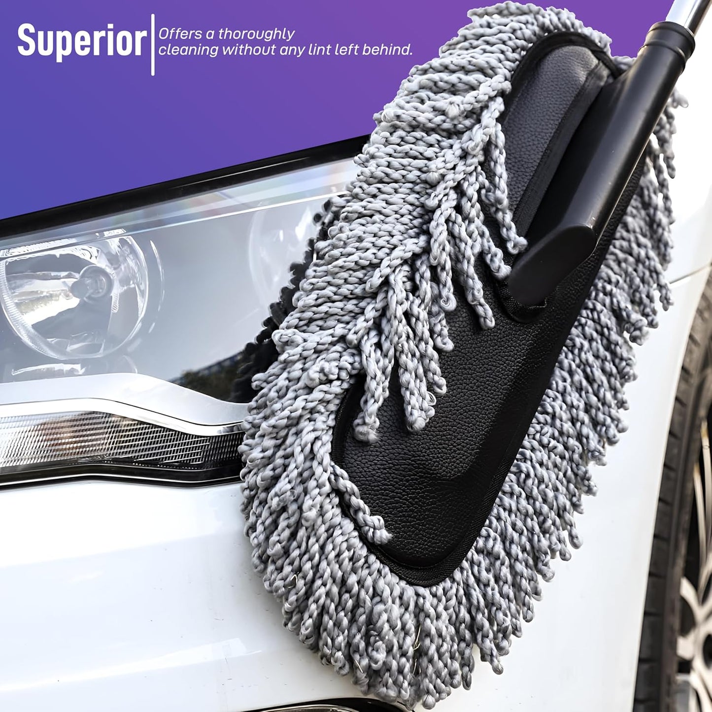 Car Duster Microfiber Extendable Handle