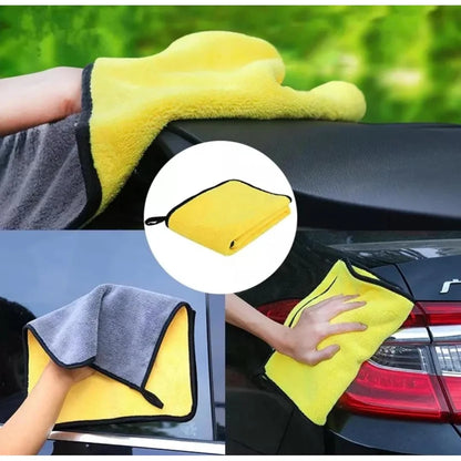 Pack of 3 Car Glass Cleaning Kit – Oil Film Brush, Anti-Fog Spray & Microfiber Cloth