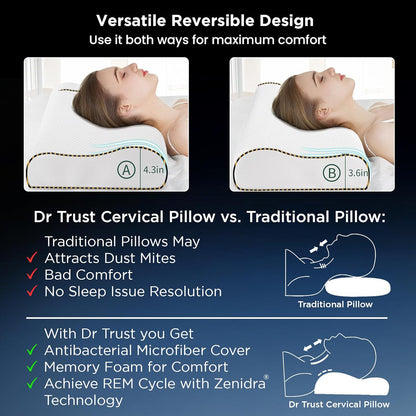 HRK Orthopedic Memory Foam Pillow