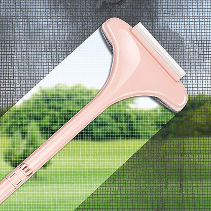 Brush 2-in-1 Mesh Cleaning Brush with Wiper