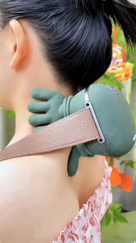 Heated Massager, Wireless Portable Shiatsu Neck and Back Massager