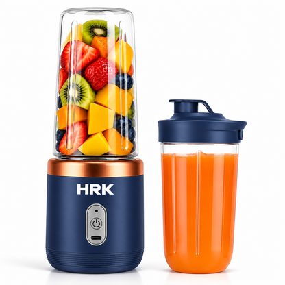 Portable Blender for Smoothies & Juices | 400ml Personal Juicer Mixer Grinder